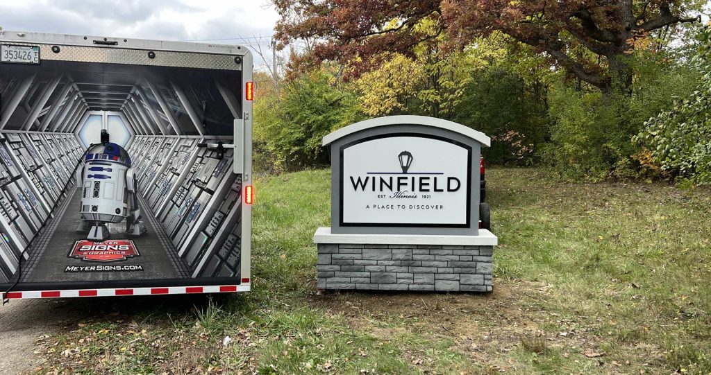 winfield monument sign